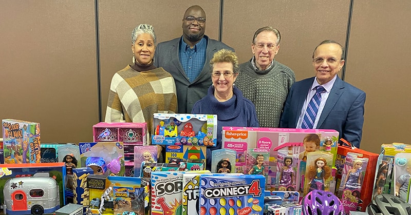 The Miskin Team at Must Ministries' Christmas Toy Drive